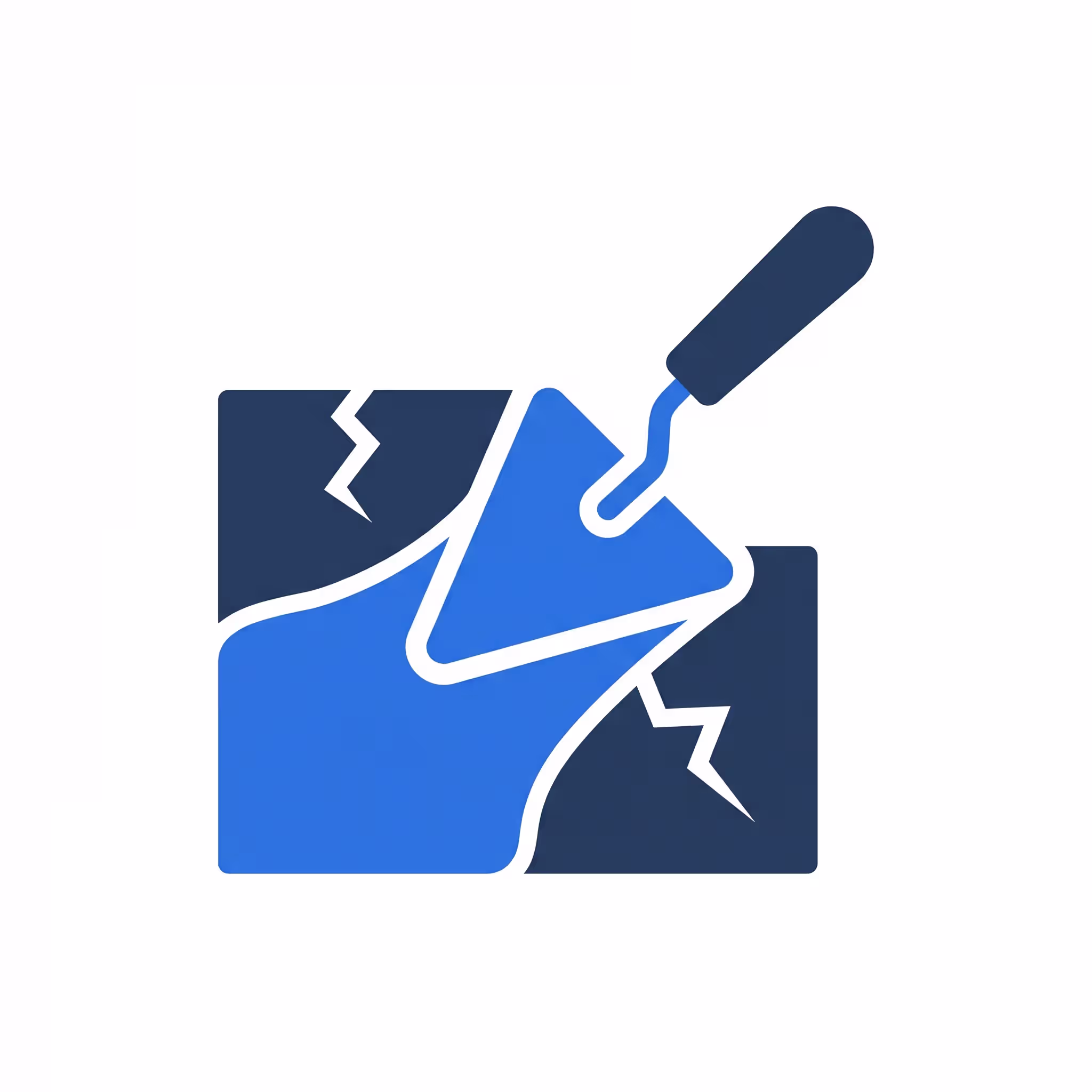 Concrete repair icon