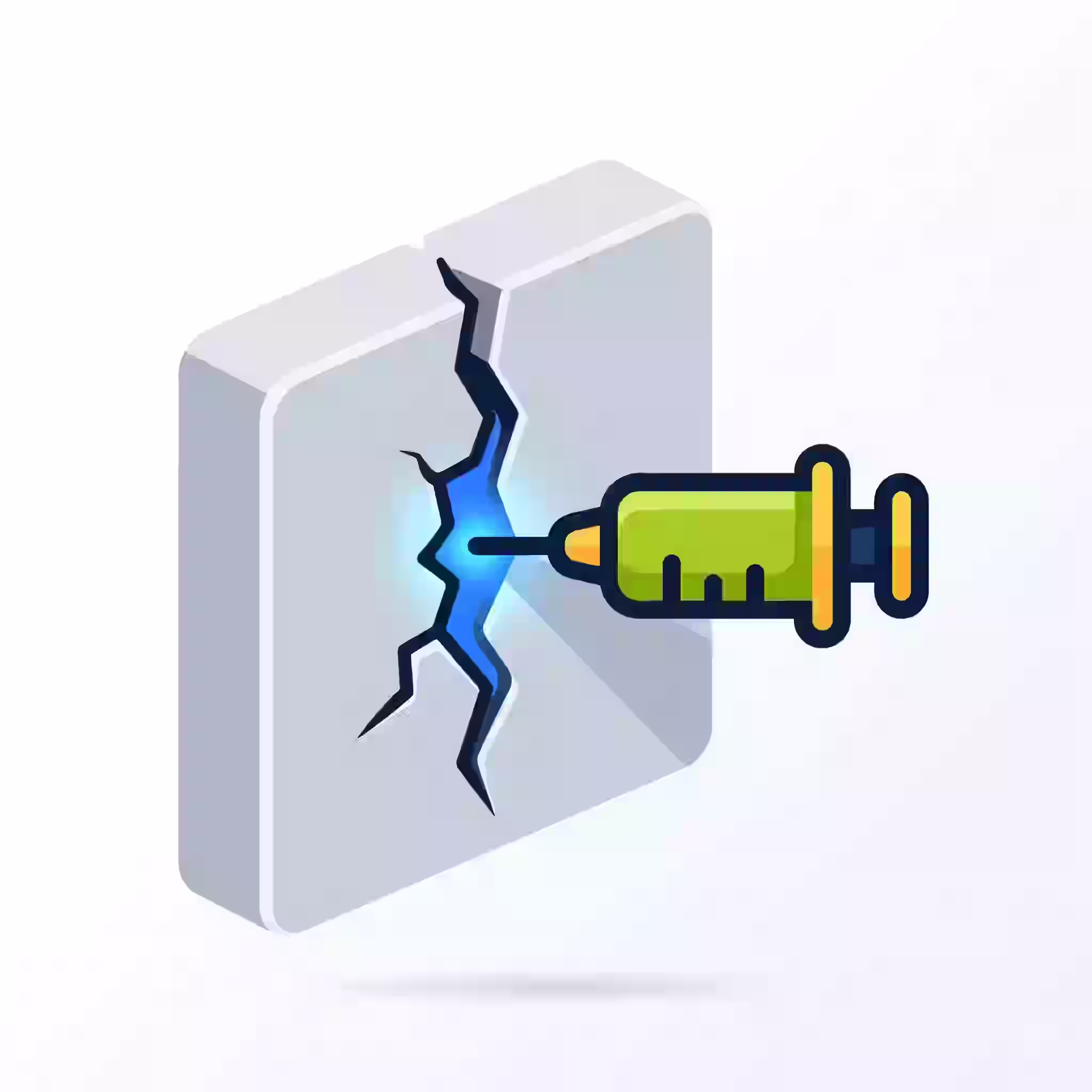 Epoxy injection icon