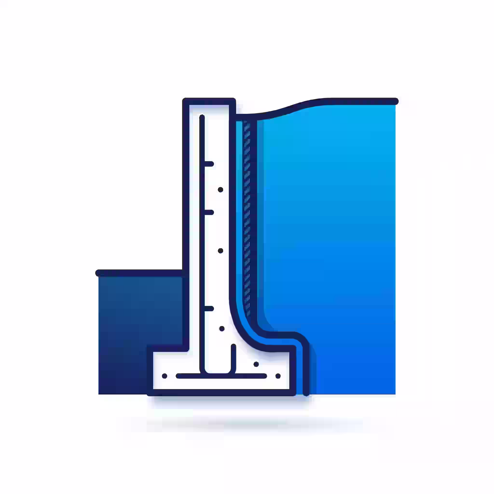 Retaining walls icon
